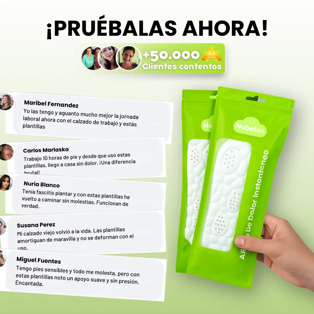 Plantillas Nubelas | Comodidad en cada pisada