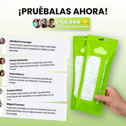 Plantillas Nubelas | Comodidad en cada pisada